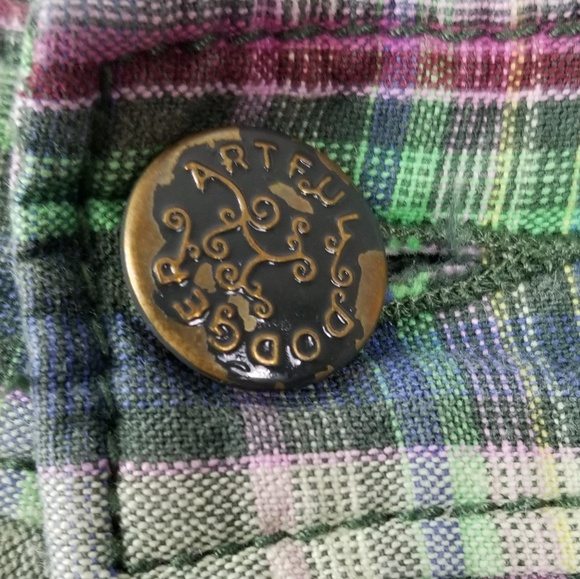 Cargo Artful Doger Plaid Multi-colored Shorts - Picture 2 of 6